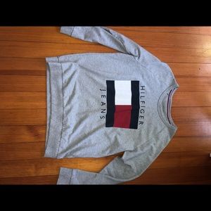 * grey Tommy Hilfiger crew neck *